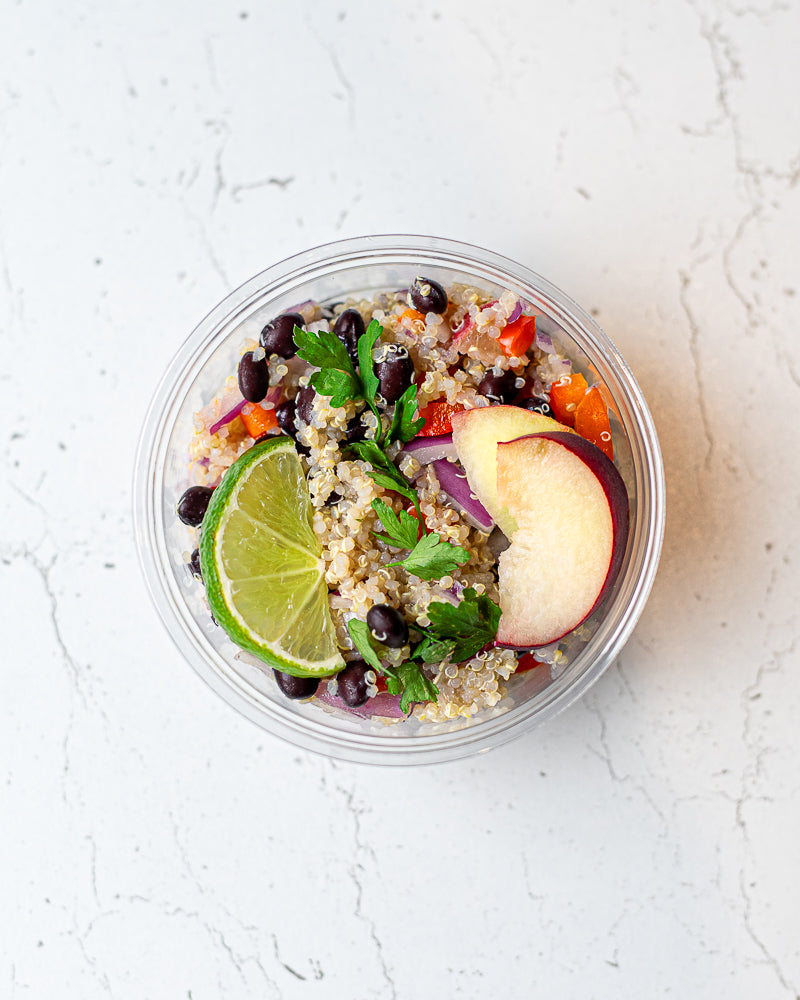Quinoa, Black Bean & Peaches Salad | Pack of 8