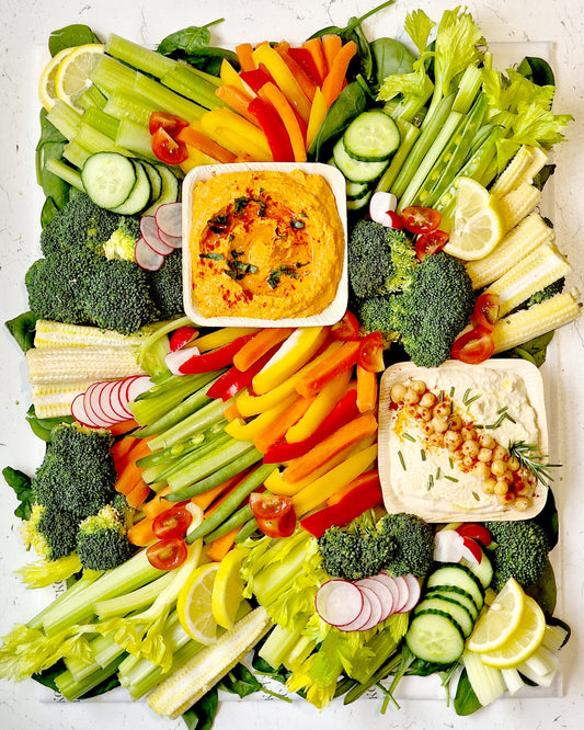 Hummus And Crudites Platter