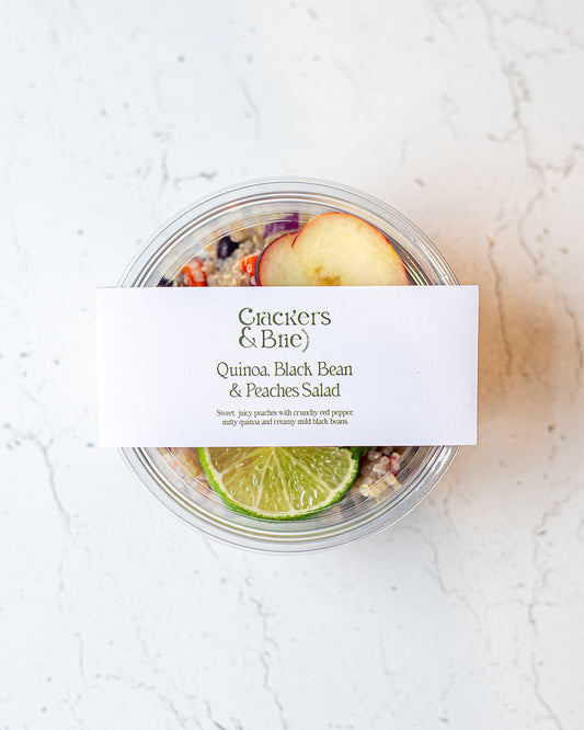 Quinoa, Black Bean & Peaches Salad | Pack of 8
