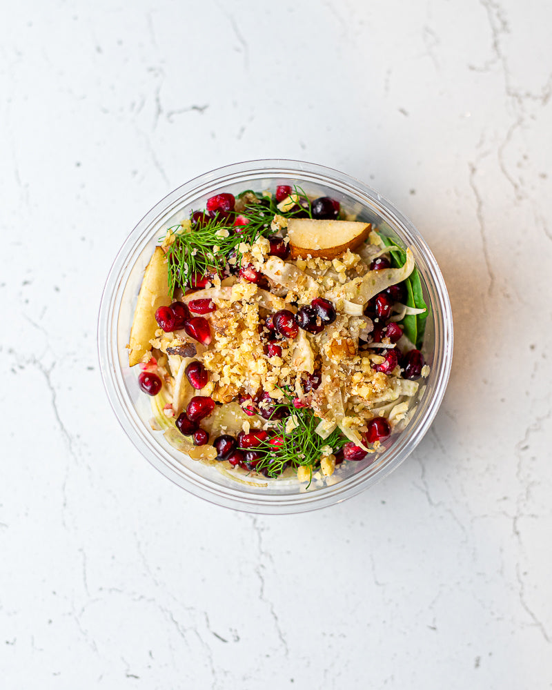 Pear, Fennel & Pomegranate Vinaigrette Salad | Pack of 8
