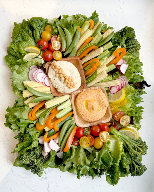 Hummus And Crudites Platter