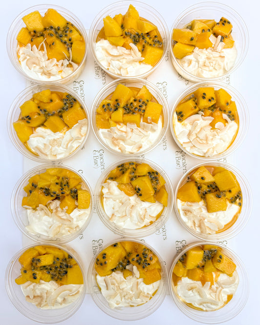 Tropical Coconut Yoghurt Pots (Set of 12)