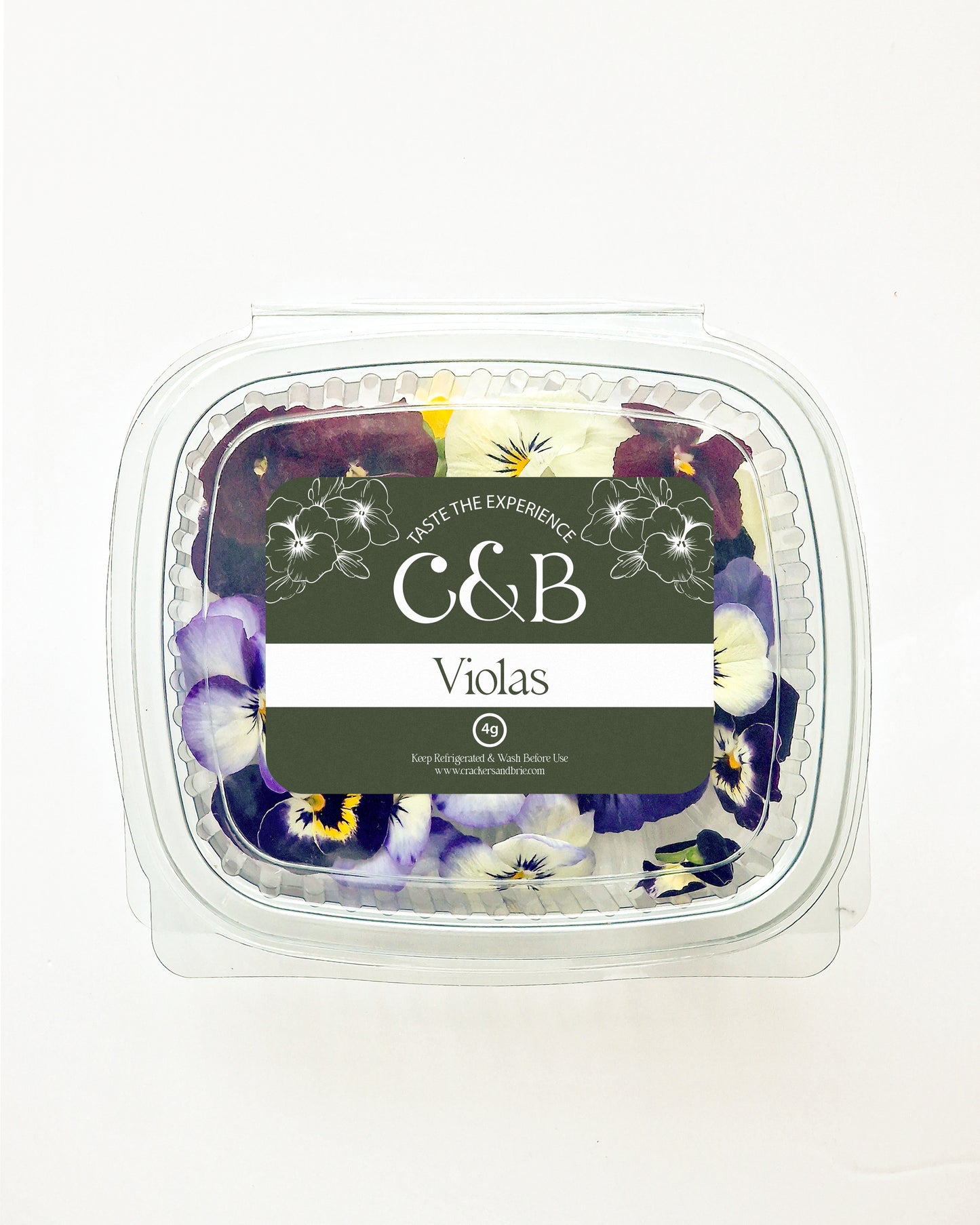 Viola Edible Flowers Pack of 6